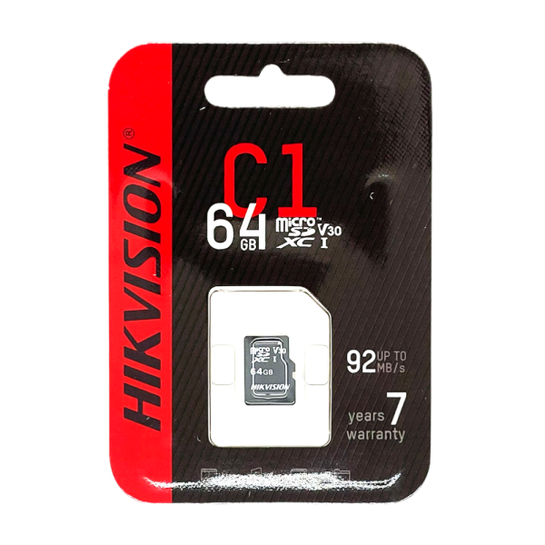 Hikvision 64GB C1 Micro SD card